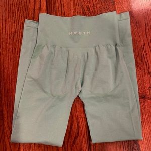 NVGTN high rise leggings turquoise